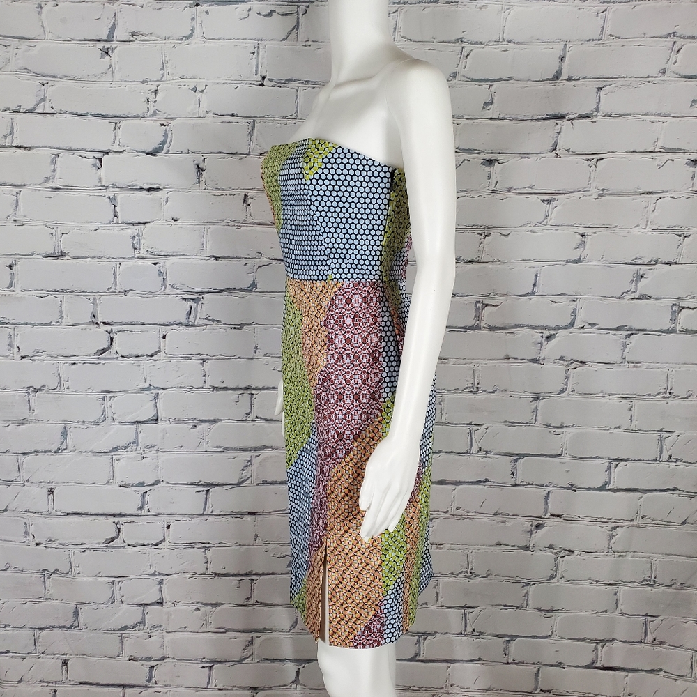 Kate Spade Saturday Strapless Pattern Dress - Picture 2 of 7